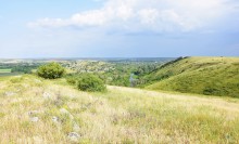 Белая скала на Калитве у Нижнепопова