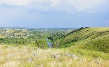 Белая скала на Калитве у Нижнепопова