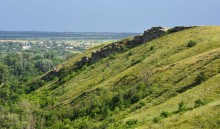 Белая скала на Калитве у Нижнепопова