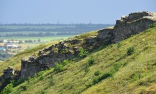 Белая скала на Калитве у Нижнепопова