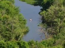 Белая скала на Калитве у Нижнепопова