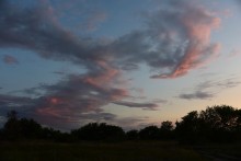 Закат на Дону в день летнего солнцестояния