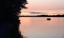 Закат на Дону в день летнего солнцестояния
