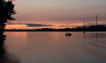 Закат на Дону в день летнего солнцестояния