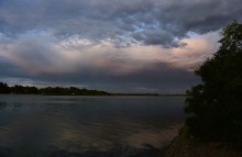 Закат на Дону в день летнего солнцестояния