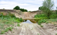 Летний день на Калитве у старой мельницы и брода между Ильинкой и Анновко