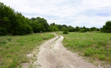 Летний день на Калитве у старой мельницы и брода между Ильинкой и Анновко