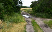 Летний день на Калитве у старой мельницы и брода между Ильинкой и Анновко