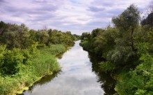 Летний день на Калитве у старой мельницы и брода между Ильинкой и Анновко