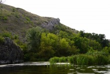 Пляж на Калитве у посёлка Сосны