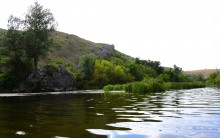 Пляж на Калитве у посёлка Сосны