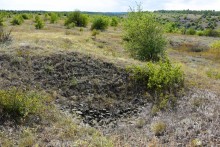 Татарское городище у балки Рубежная на Кундрючьей у станицы Верхнекундрюченской