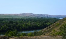 Гора Бык и исчезнувший хутор Быковчик на Северском Донце