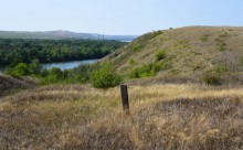 Гора Бык и исчезнувший хутор Быковчик на Северском Донце