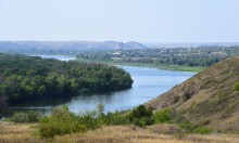 Гора Бык и исчезнувший хутор Быковчик на Северском Донце