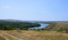 Гора Бык и исчезнувший хутор Быковчик на Северском Донце
