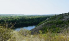 Гора Бык и исчезнувший хутор Быковчик на Северском Донце