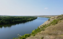 Гора Бык и исчезнувший хутор Быковчик на Северском Донце
