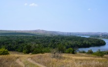 Гора Бык и исчезнувший хутор Быковчик на Северском Донце