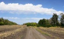  Бахмутский шлях в Ростовской области у реки Тузлов и села Греково-Ульяновка