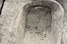 Меловой пещерный храм на берегу Дона на границе Ростовской и Воронежской областей