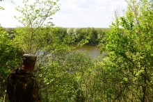 Меловой пещерный храм на берегу Дона на границе Ростовской и Воронежской областей