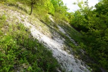 Меловой пещерный храм на берегу Дона на границе Ростовской и Воронежской областей