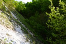 Меловой пещерный храм на берегу Дона на границе Ростовской и Воронежской областей