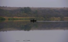 Скалы на Северском Донце между устьем Быстрой и скалой Западня