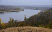 Скалы на Северском Донце между устьем Быстрой и скалой Западня