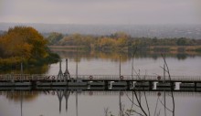 Мост через Северский Донец в станице Краснодонецкой