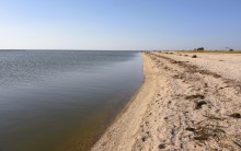 Ясенская переправа в проливе между Азовским морем и Бейсугским лиманом