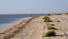 Ясенская переправа в проливе между Азовским морем и Бейсугским лиманом
