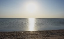 Ясенская переправа в проливе между Азовским морем и Бейсугским лиманом