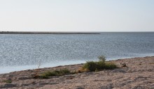 Ясенская переправа в проливе между Азовским морем и Бейсугским лиманом