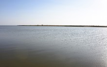 Ясенская переправа в проливе между Азовским морем и Бейсугским лиманом