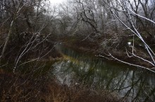 Тихий декабрьский снег у слиянии Миуса и Крынки