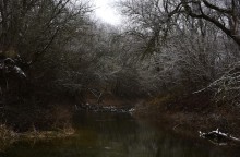 Тихий декабрьский снег у слиянии Миуса и Крынки