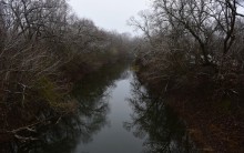 Декабрьский снег на Миусе