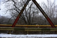 Декабрьский снег на Миусе