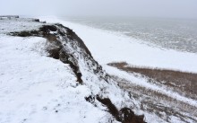 Метель в Таганрогском заливе у Займо-Обрыв, Маргаритово, Семибалках и Чумбур-косе