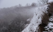 Метель в Таганрогском заливе у Займо-Обрыв, Маргаритово, Семибалках и Чумбур-косе