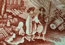 Тарелка из музея истории Ростова на Дону