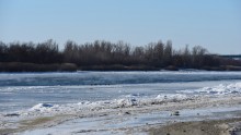 Стрелка Дона и Аксая в Крещенские морозы