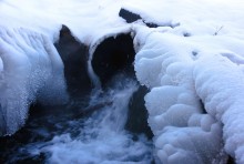 Стрелка Дона и Аксая в Крещенские морозы