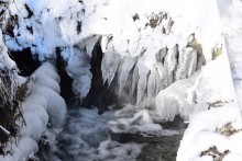 Стрелка Дона и Аксая в Крещенские морозы