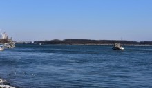 Январским ясным днём на набережной Ростова-на-Дону