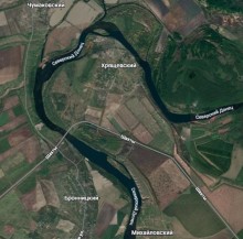 Нижнепалеолитические местонахождения Хрящи и Михайловское, расположенные в устье Северского Донца 