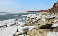 Конец февраля и освобождение Меотиды ото льда на берегу у хутора Рожо