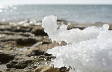 Конец февраля и освобождение Меотиды ото льда на берегу у хутора Рожо